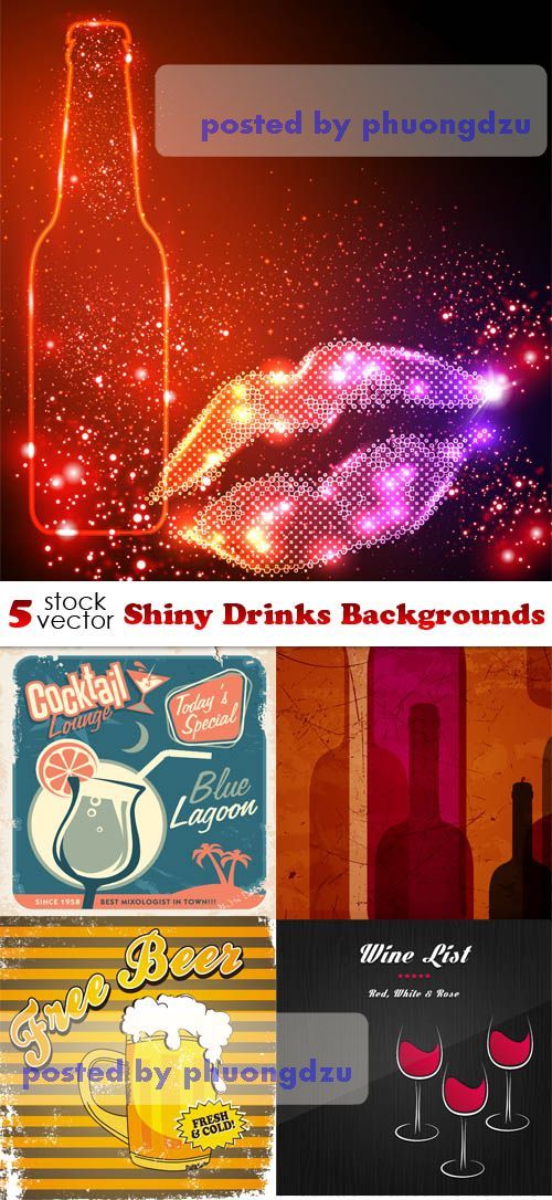 Vectors - Shiny Drinks Backgrounds 3