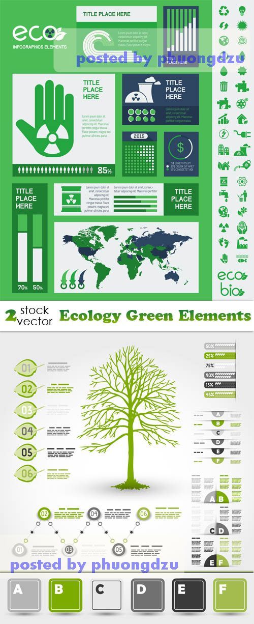 Vectors - Ecology Green Elements 2