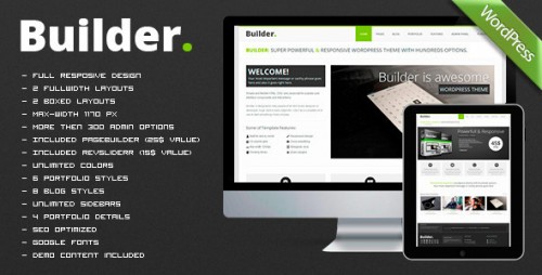Download Nulled BUILDER v1.3.4 - Responsive Multi-Purpose Theme