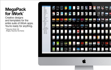 Megapack For Iwork Templates For Keynote Pages Numbers v3.0 (Mac OSX)