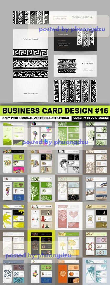 Business Card Design set 16