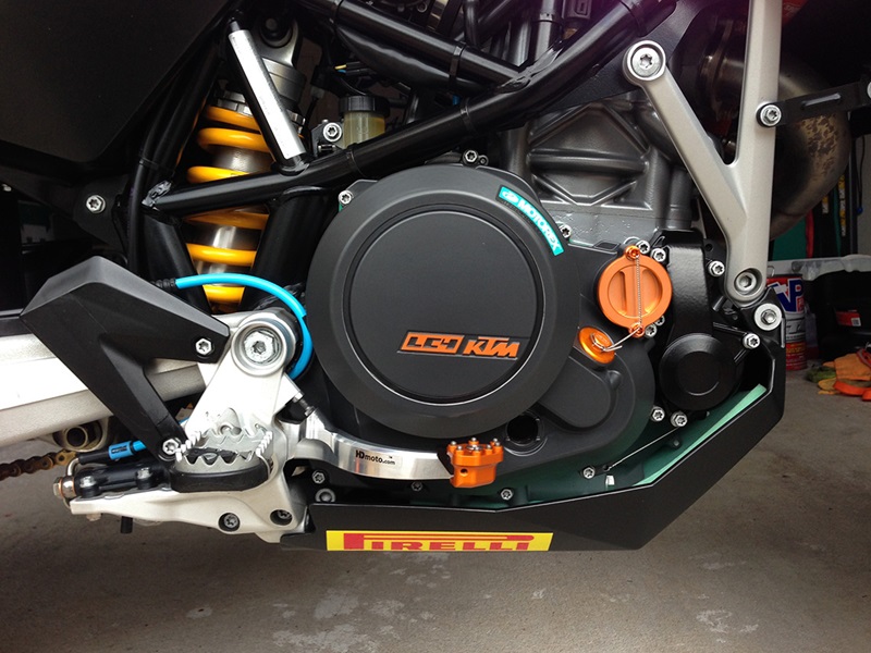 Тюнингованный мотоцикл KTM 690 SMC