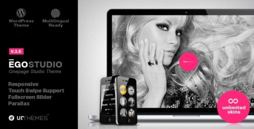 Download Nulled Ego v2.5 - Onepage Parallax Responsive WordPress Theme
