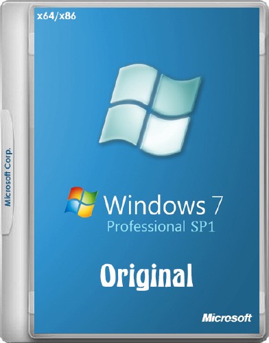Windows 7 Professional SP1 Original by -A.L.E.X.- (x86/x64/RUS/ENG)