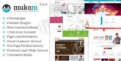 Download Nulled Mukam v.2.0 - Limitless Multipurpose WordPress Theme
