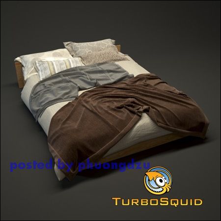 [Max] TurboSquid - Photorealistic Bed