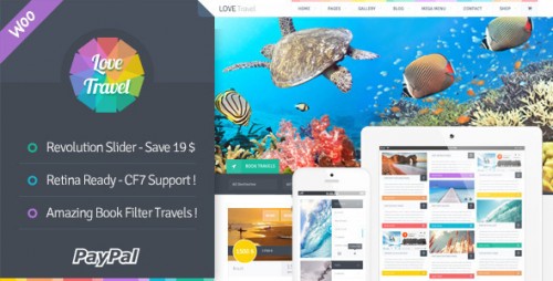 Nulled Love Travel - Creative Travel Agency WordPress