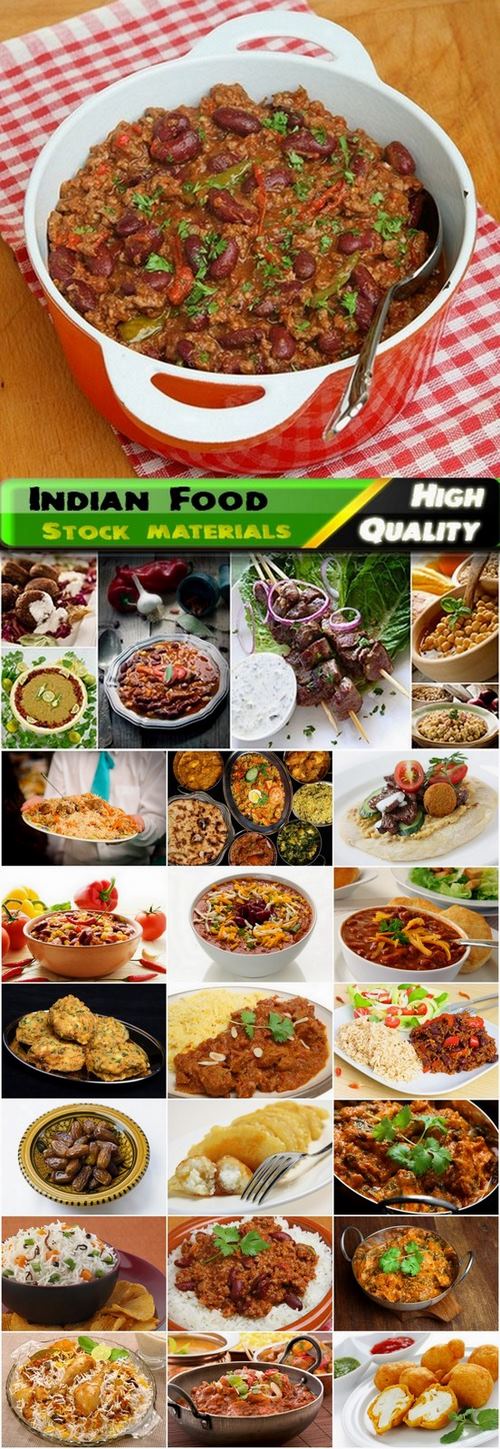 Indian Food Set #5 - 25 HQ Jpg