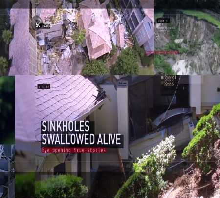 Карстовые воронки: Погребенные заживо / Sinkholes: Swallowed Alive (2013) IPTVRip