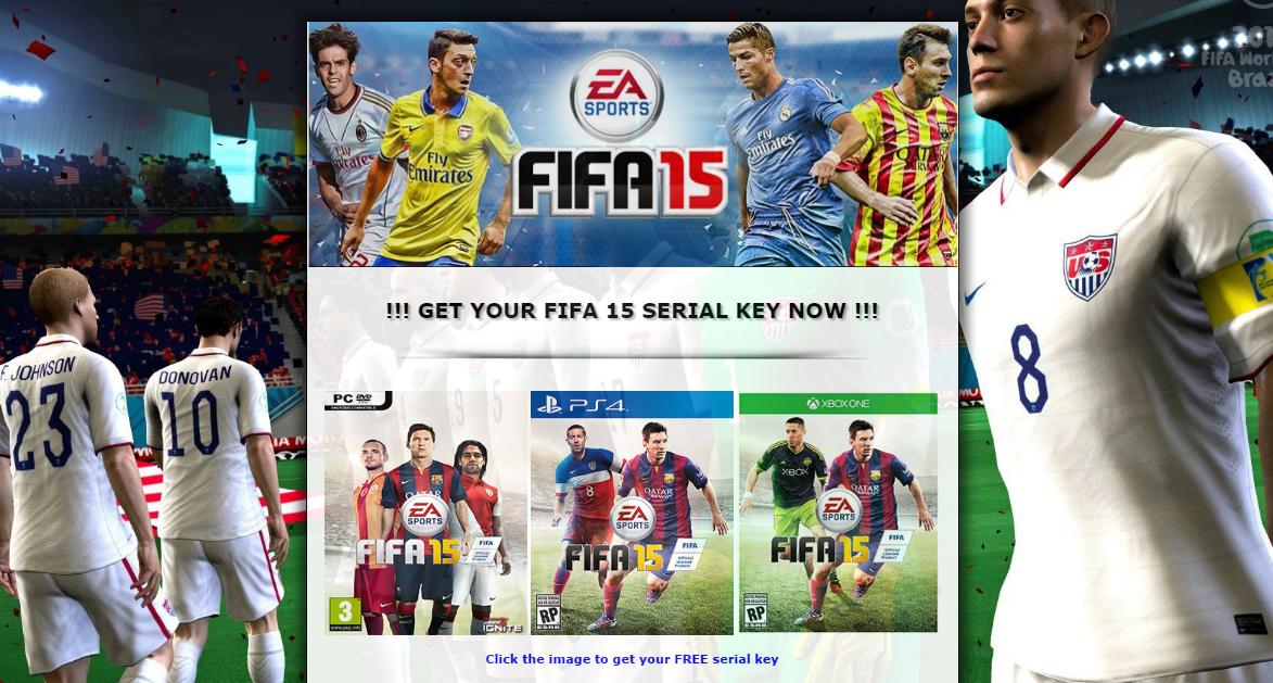 licence key for fifa 15 pc