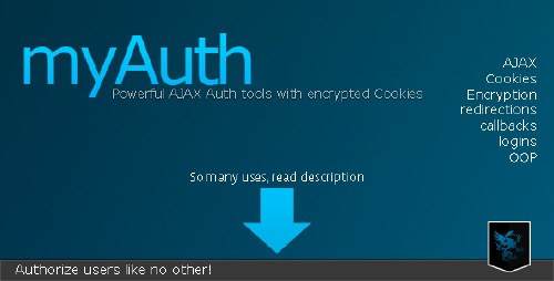 CodeCanyon - myAuth -Powerful Auth tools w/ encrypted Cookies v1.0