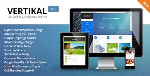 Download Nulled Vertikal v1.5 - Responsive WordPress Theme