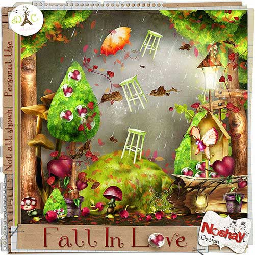 Осенний скрап-комплект - Fall in love