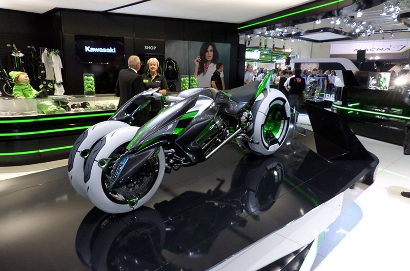 Концепт Kawasaki J представили на мотошоу Intermot 2014