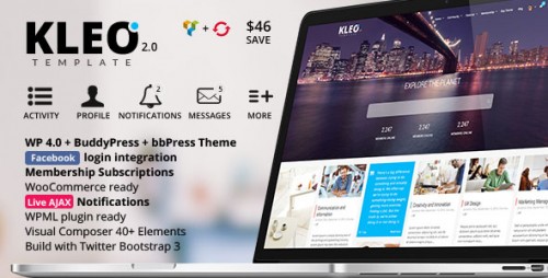 Nulled KLEO v2.0 - Next level Premium WordPress Theme