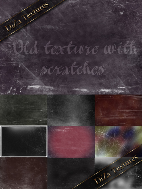 Old texture with scratches - 3 