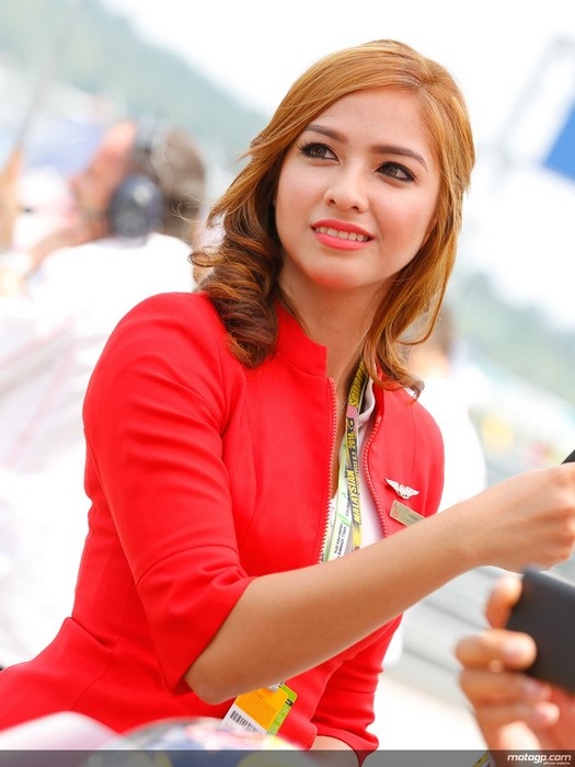 Самые красивые девушки Гран-при MotoGP в Малайзии. Фото 7