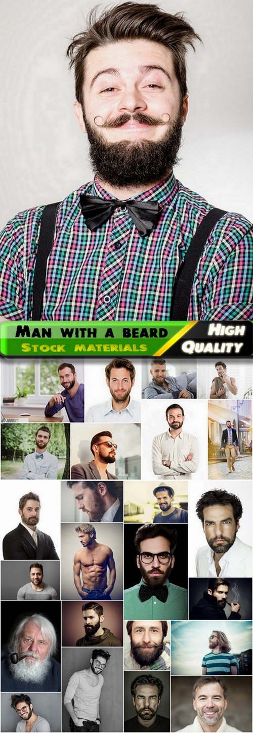 Man with a beard Stock images - 25 HQ Jpg
