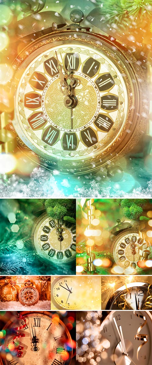 Stock Photo Twelve o Clock on New Years Eve