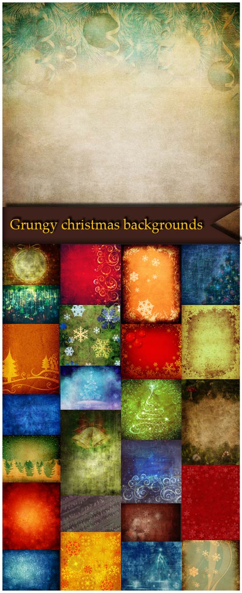 Grungy christmas backgrounds