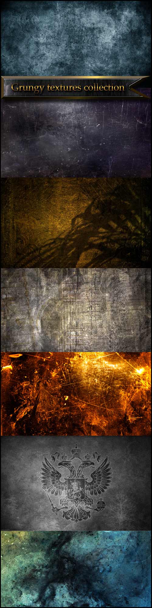Grungy textures collection