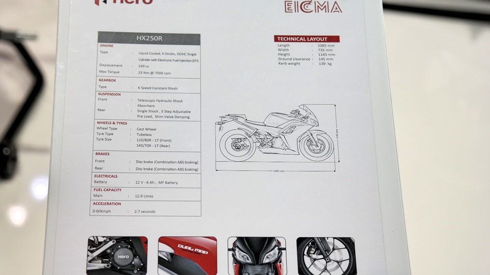 Мотоцикл Hero HX250R на мотошоу EICMA 2014
