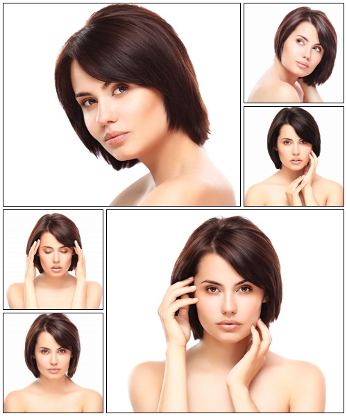 Beauty Face. Professional Makeup - Stock Photo