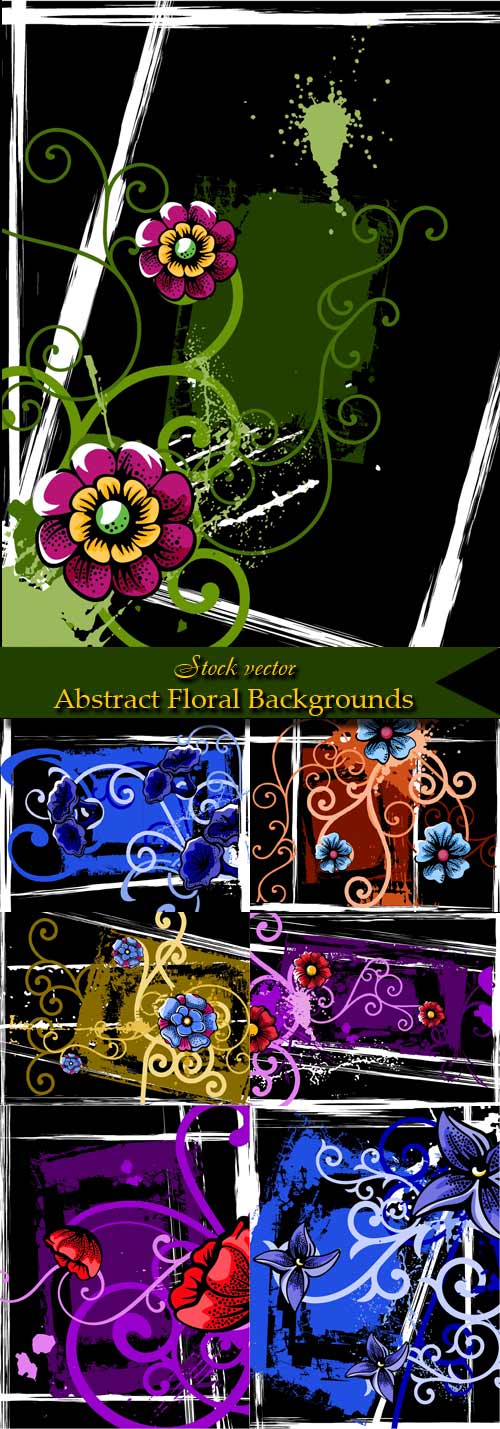 Abstract Floral Backgrounds