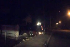 В Дзержинске пьяный водитель на угнанной "Ниве" уходил от погони ГАИ и перевернулся