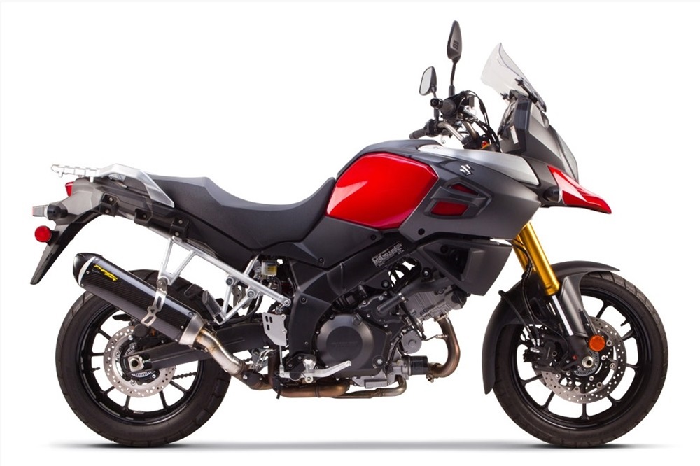 Выхлоп TBR S1R для мотоцикла Suzuki V-Strom 1000 (видео)