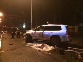 Пьяный водитель Lexus LX 570 насмерть сбил двух девушек на тротуаре в Калининграде