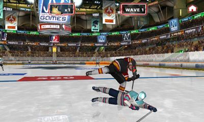 Captures d'écran du jeu brise-glace de Hockey sur votre téléphone Android, une tablette.