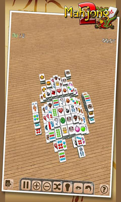 Screenshots of Mahjong game 2 on Android phone, tablet.