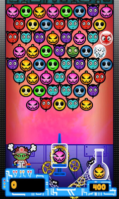 Capturas de tela do jogo Médico Bolha de Halloween no telefone Android, tablet.