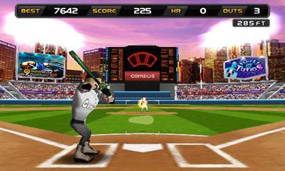 Screenshots of the game Homerun Battle 3d for Android phone, tablet.