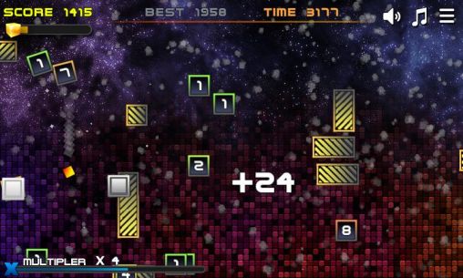 Capturas de tela do jogo Voando cubo em seu telefone Android, tablet.
