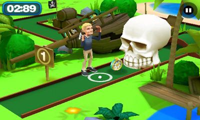 Screenshots of the game 3D Mini Golf Challenge on Android phone, tablet.