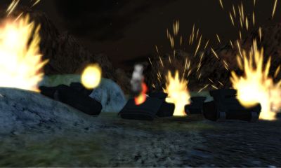 Captures d'écran du jeu Angry Première Vague d'Assaut sur Android, une tablette.