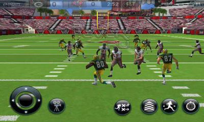 Captures d'écran du jeu MADDEN NFL 12 pour Android, une tablette.