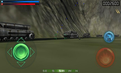 Screenshots of the game Tank Recon 3D Android phone, tablet.