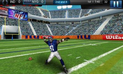 Captures d'écran de la NFL Pro 2012 pour Android, une tablette.