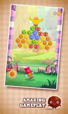 Capturas de tela do jogo Bubble Candy Dash para o telefone Android, tablet.