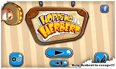 Captures d'écran du jeu Hopping Herbert sur Android, une tablette.