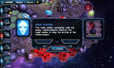Captures d'écran du jeu Cosmo Batailles sur Android, une tablette.
