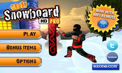 Screenshots of the game Crazy Snowboard Pro on your Android phone, tablet.