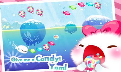 Screenshots of the game Fluffy Diver on Android phone, tablet.