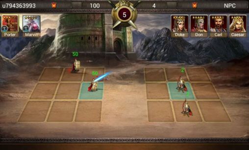 Screenshots of the game Age of warring empire Android phone, tablet.