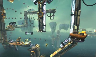 Screenshots of the game Inertia Escape Velocity on Android phone, tablet.