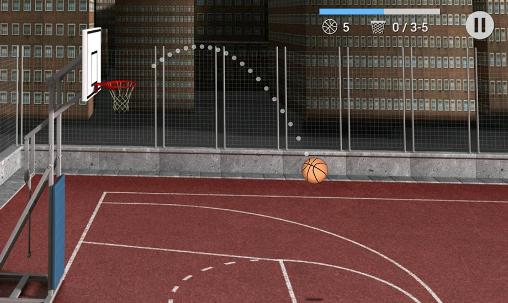 Screenshots of the game Basketball hit on Android phone, tablet.