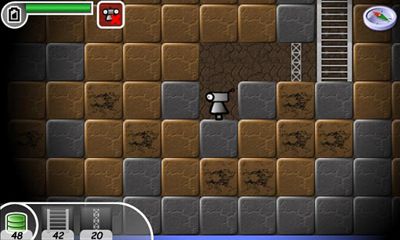 Captures d'écran du jeu Robo Mineur pour Android, une tablette.